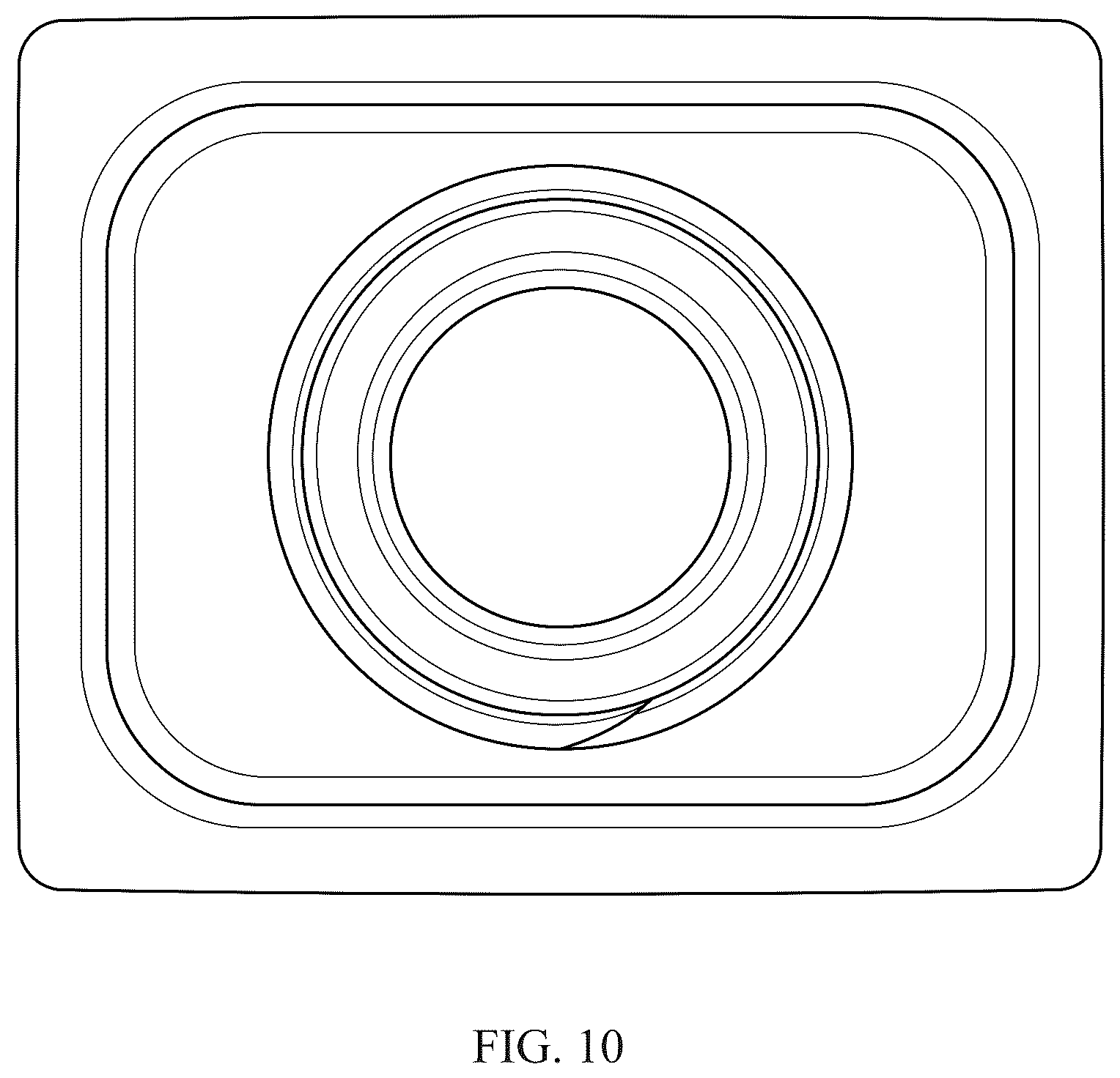 Patent USD1044506 Figure 10 – Container with cap