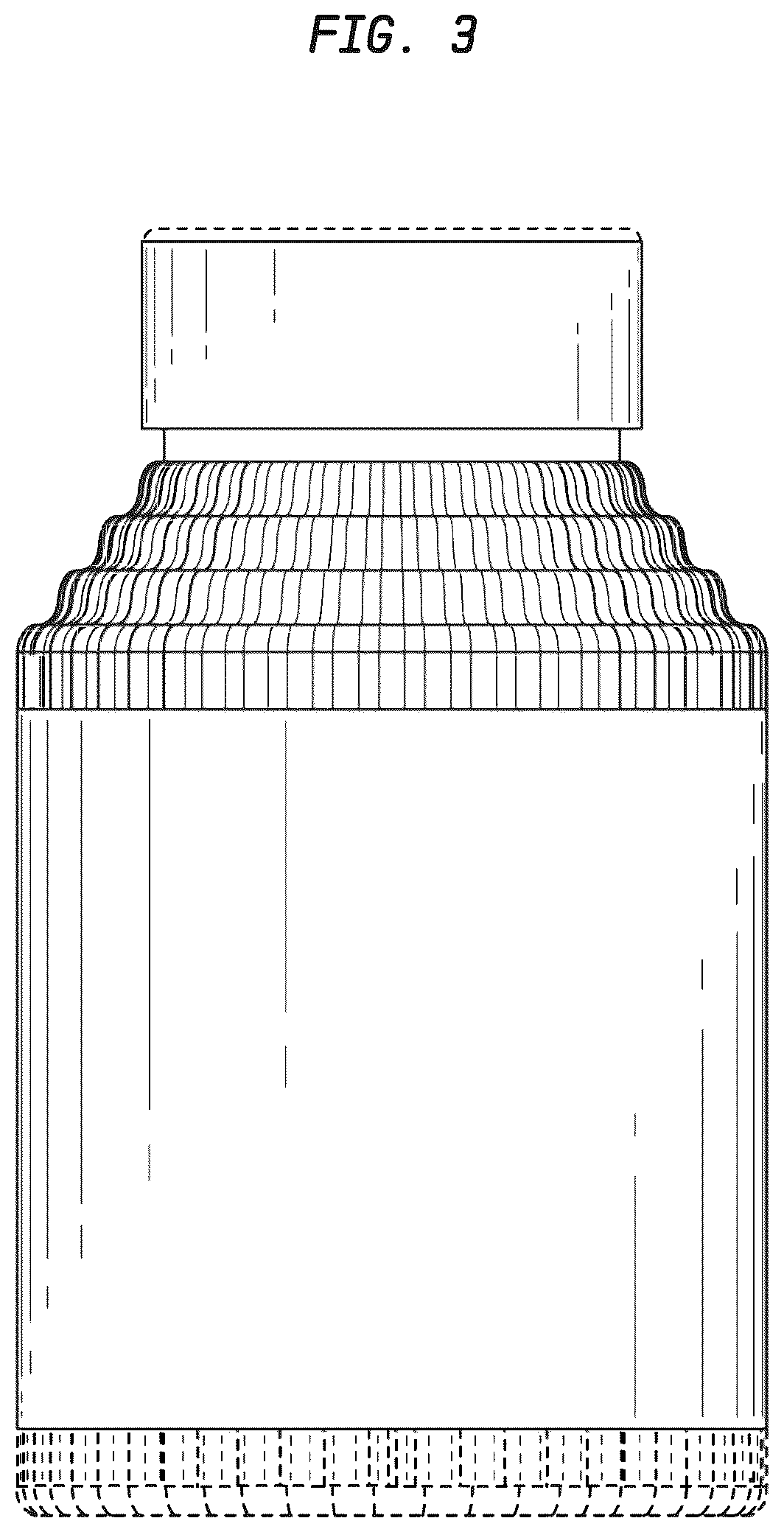 Patent USD1044507 Figure 3 – Bottle
