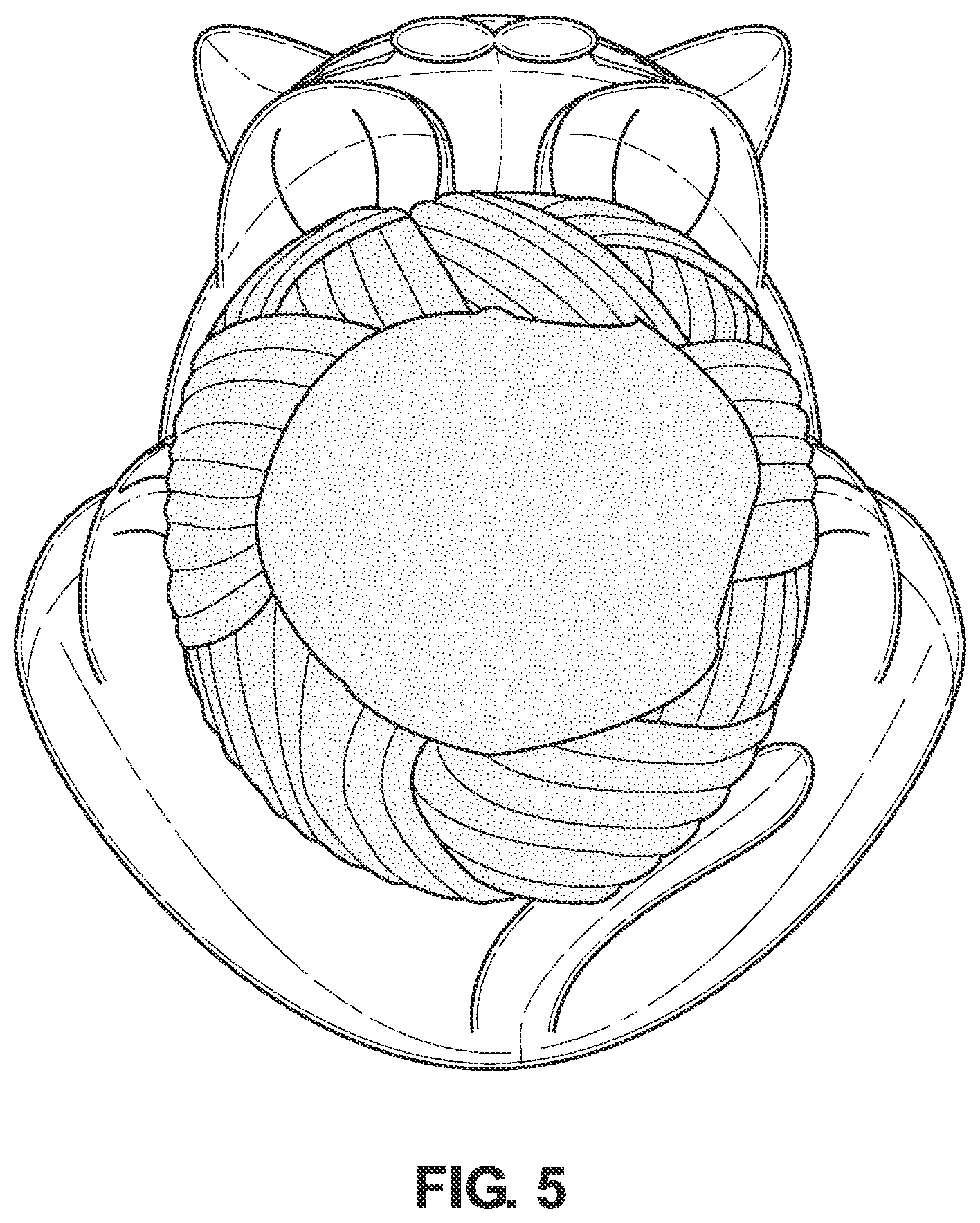 Patent USD1044512 Figure 5 – Container with cat motif