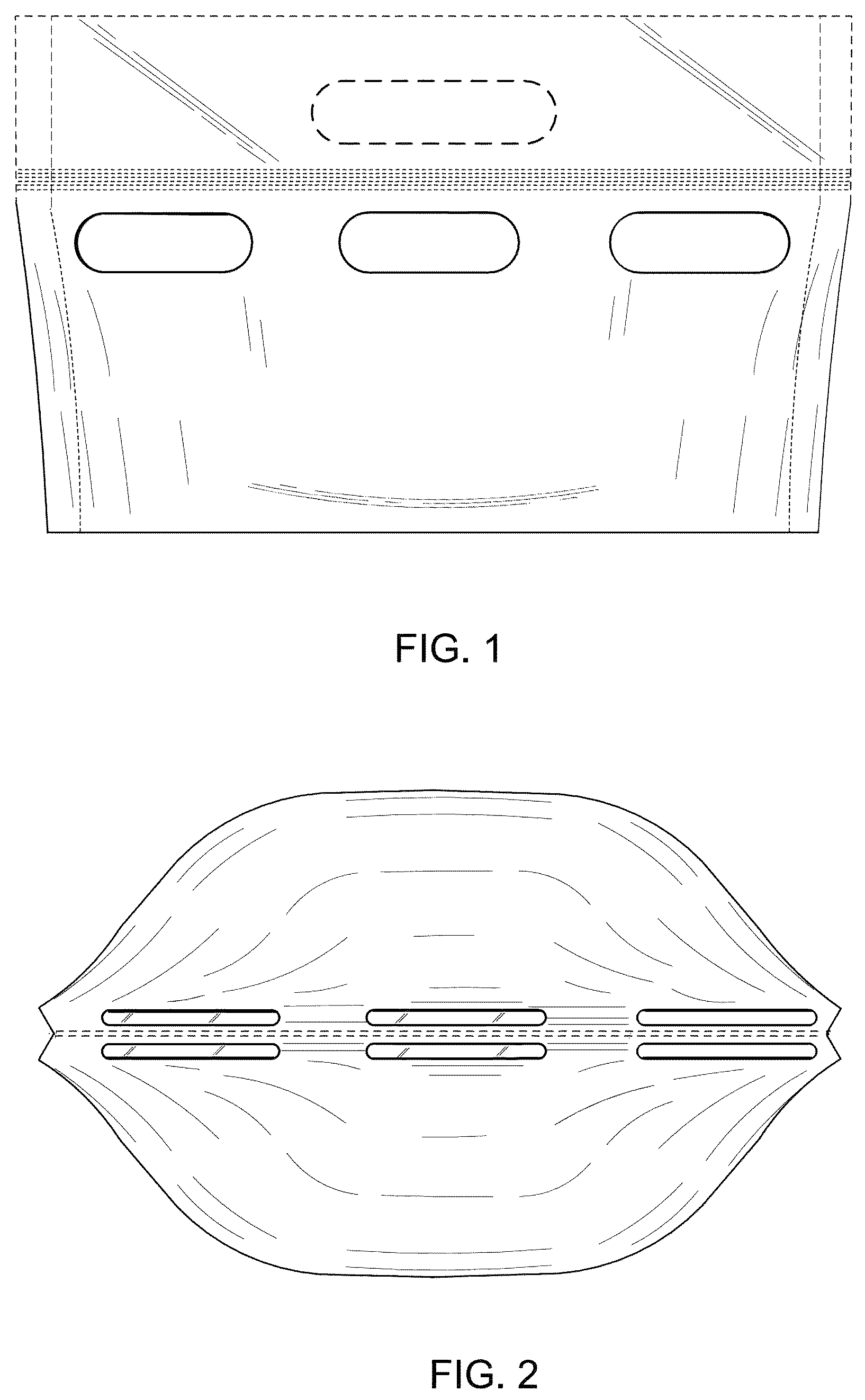 Patent USD1044514 Figure 1 – Pouch with vents