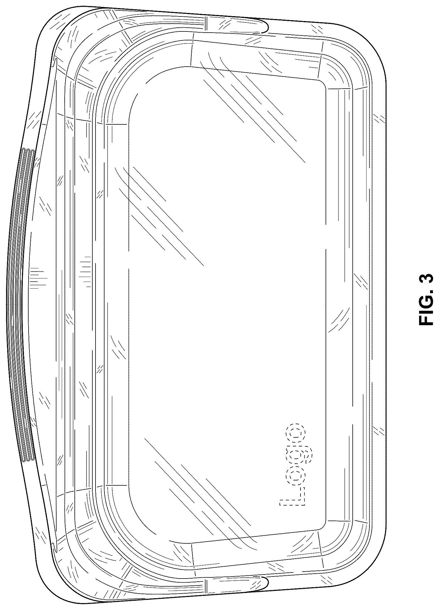 Patent USD1044516 Figure 3 – Container