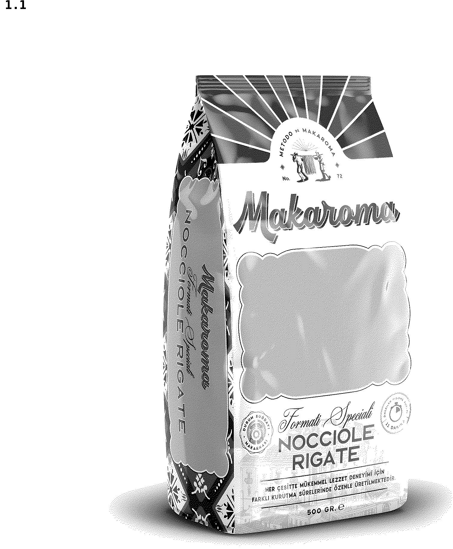 Patent USD1044518 Figure 1 – Packaging for foodstuffs