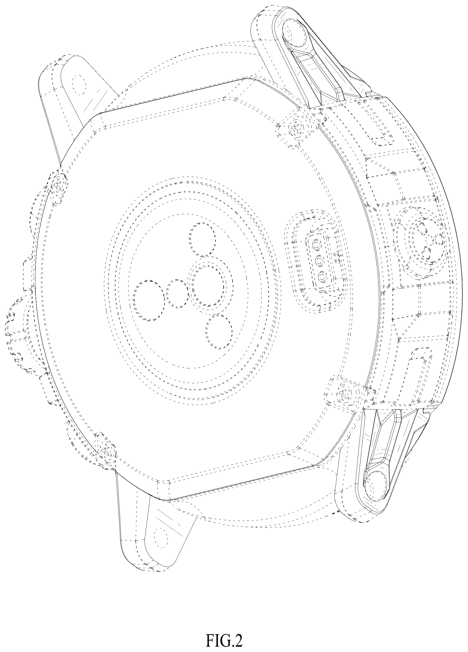Patent USD1044523 Figure 2 – Watch case