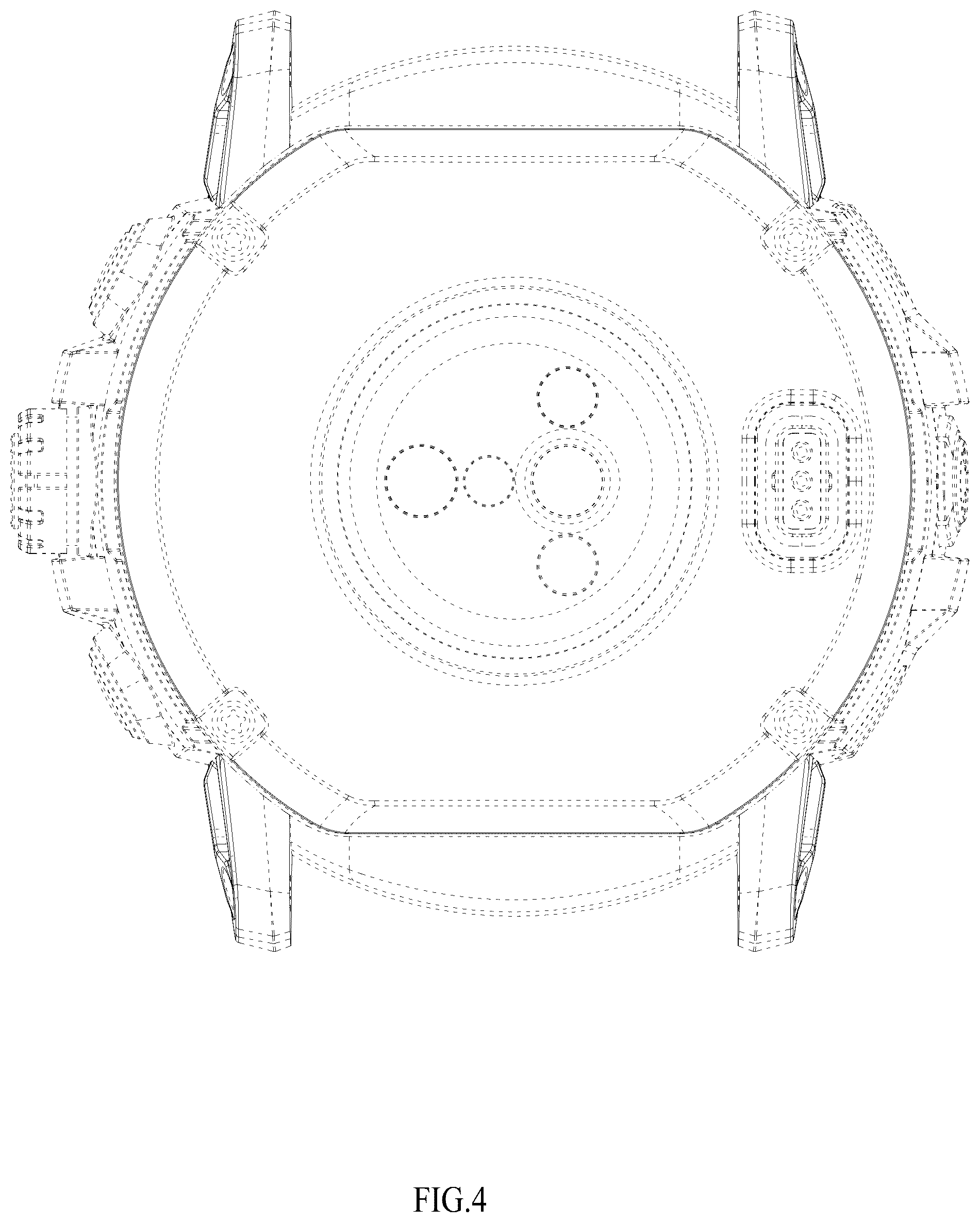 Patent USD1044523 Figure 4 – Watch case