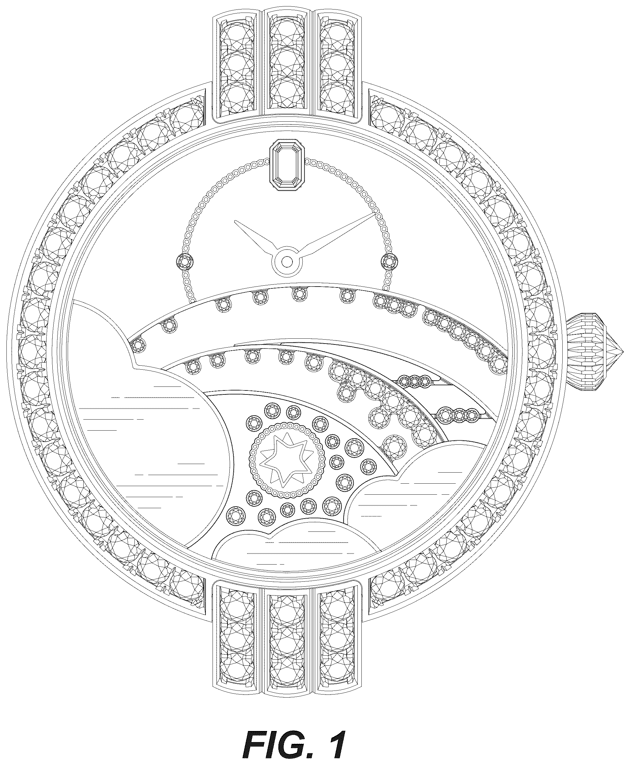 Patent USD1044524 Figure 1 – Watch