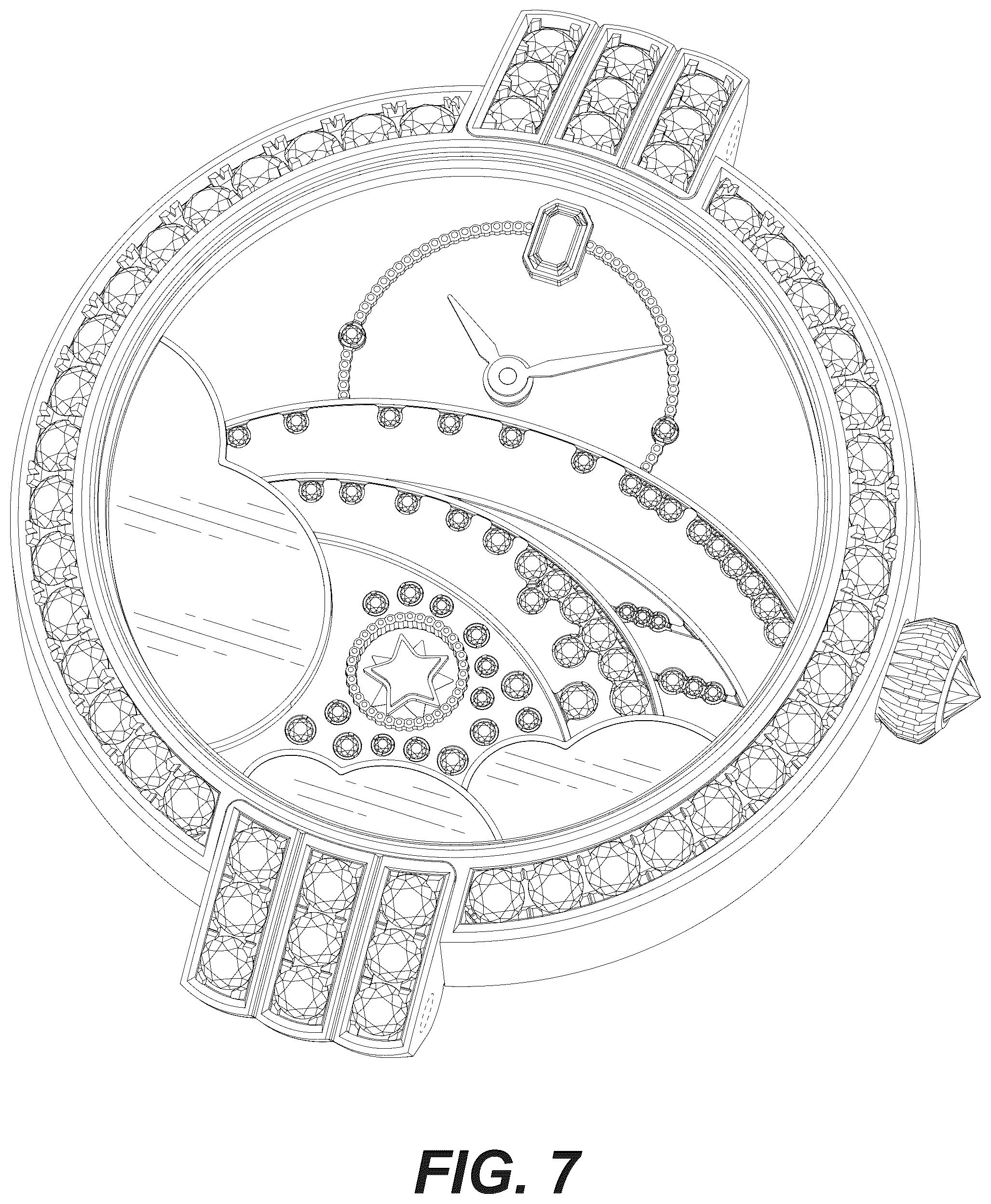 Patent USD1044524 Figure 7 – Watch