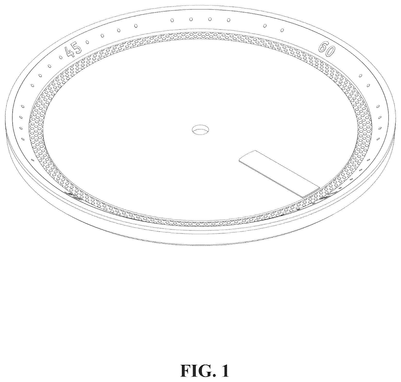 Patent USD1044525 Figure 1 – Watch dial