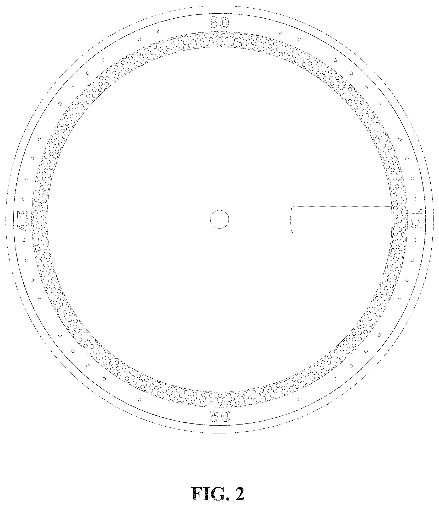 Patent USD1044525 Figure 2 – Watch dial