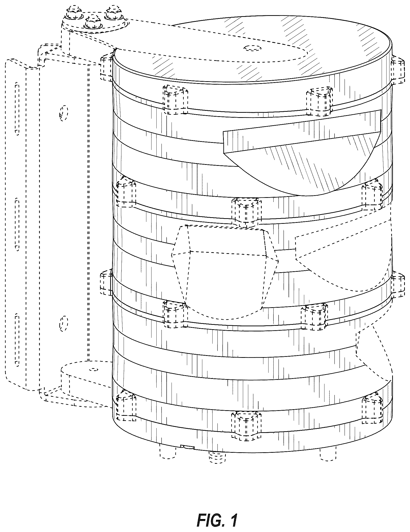 Patent USD1044528 Figure 1 – Modular radar device