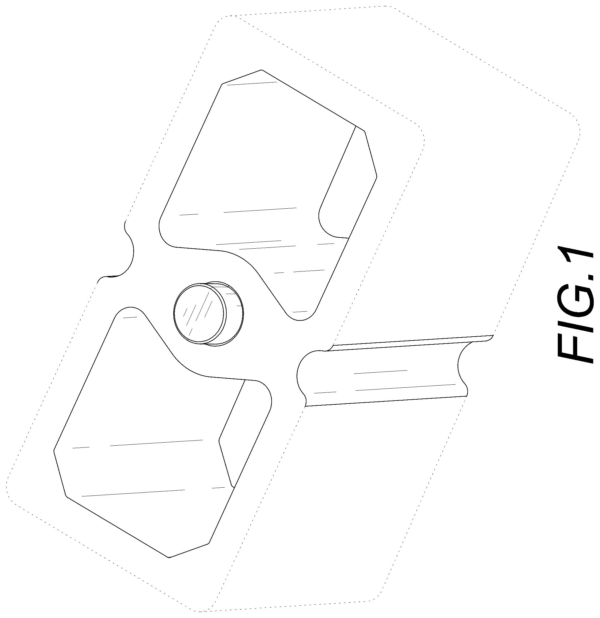 Patent USD1044533 Figure 1 – Leveling lift block