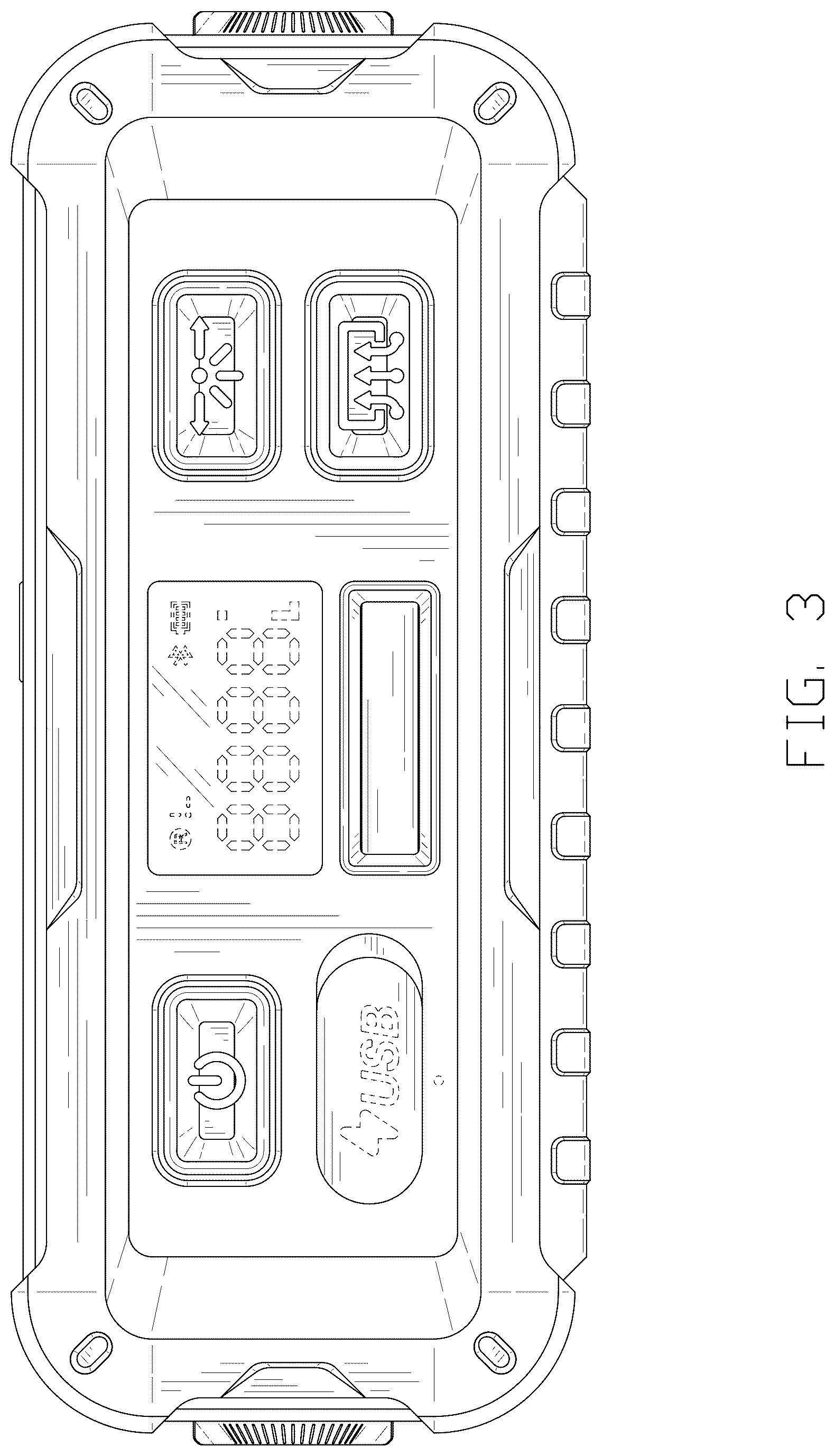 Patent USD1044536 Figure 3 – Laser line projection angle instrument