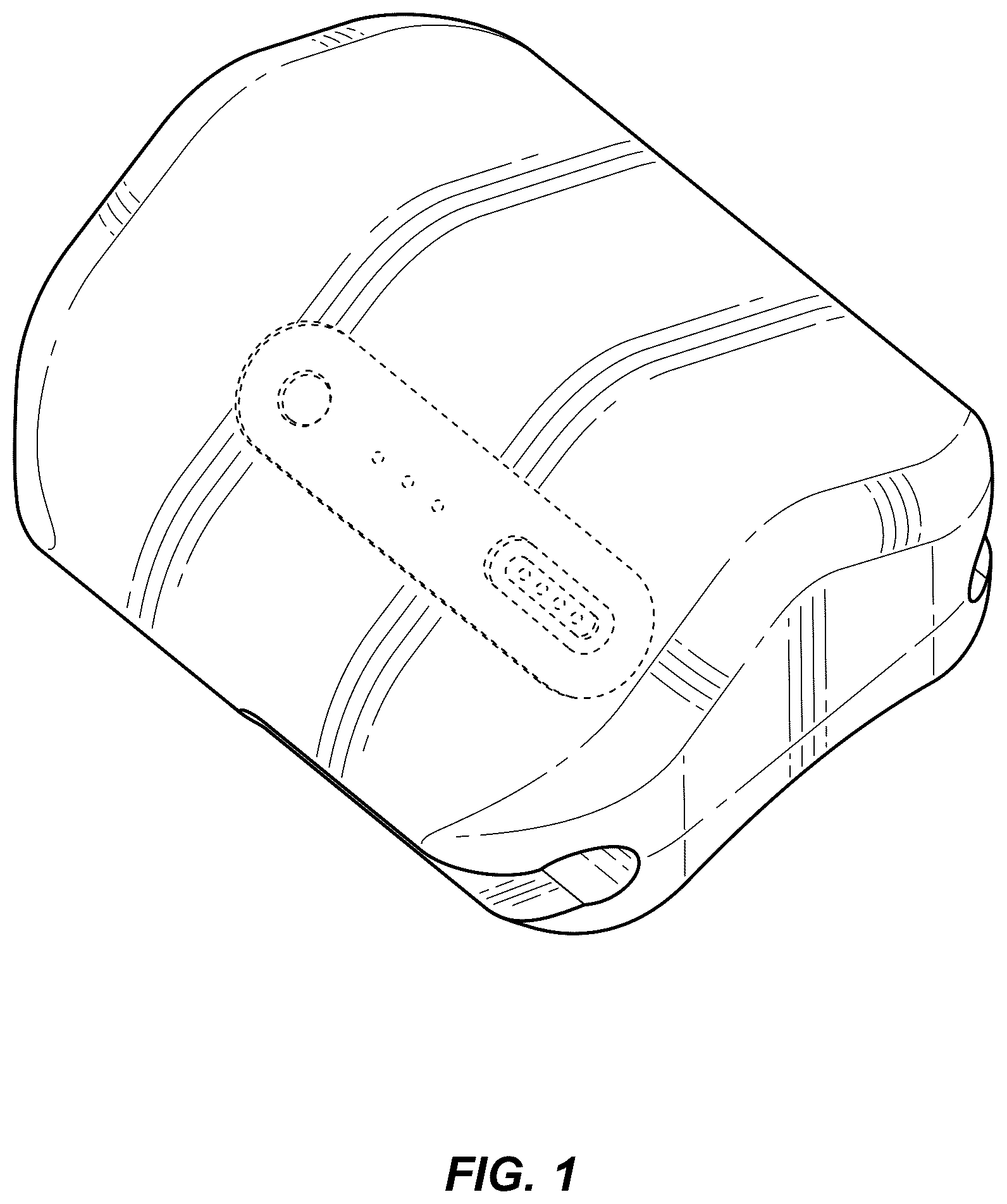 Patent USD1044540 Figure 1 – Personal tracking device