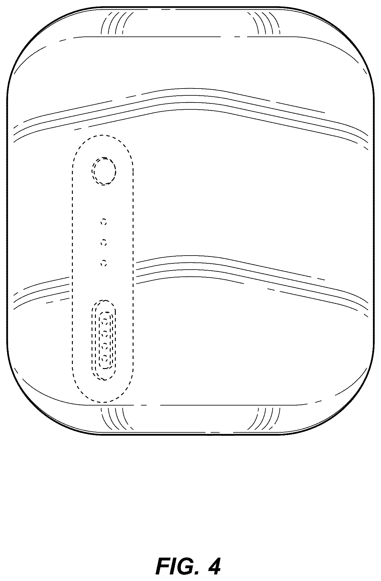 Patent USD1044540 Figure 4 – Personal tracking device