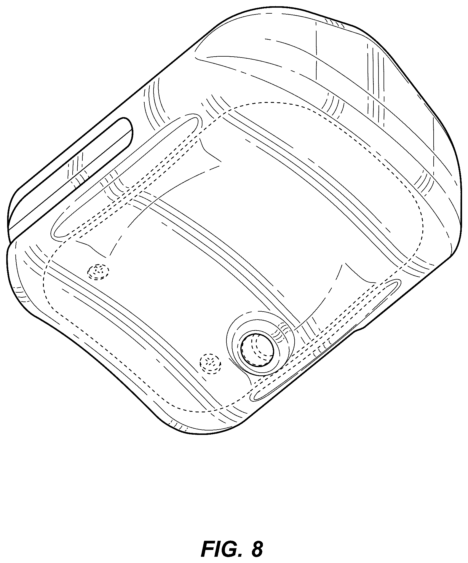 Patent USD1044540 Figure 8 – Personal tracking device