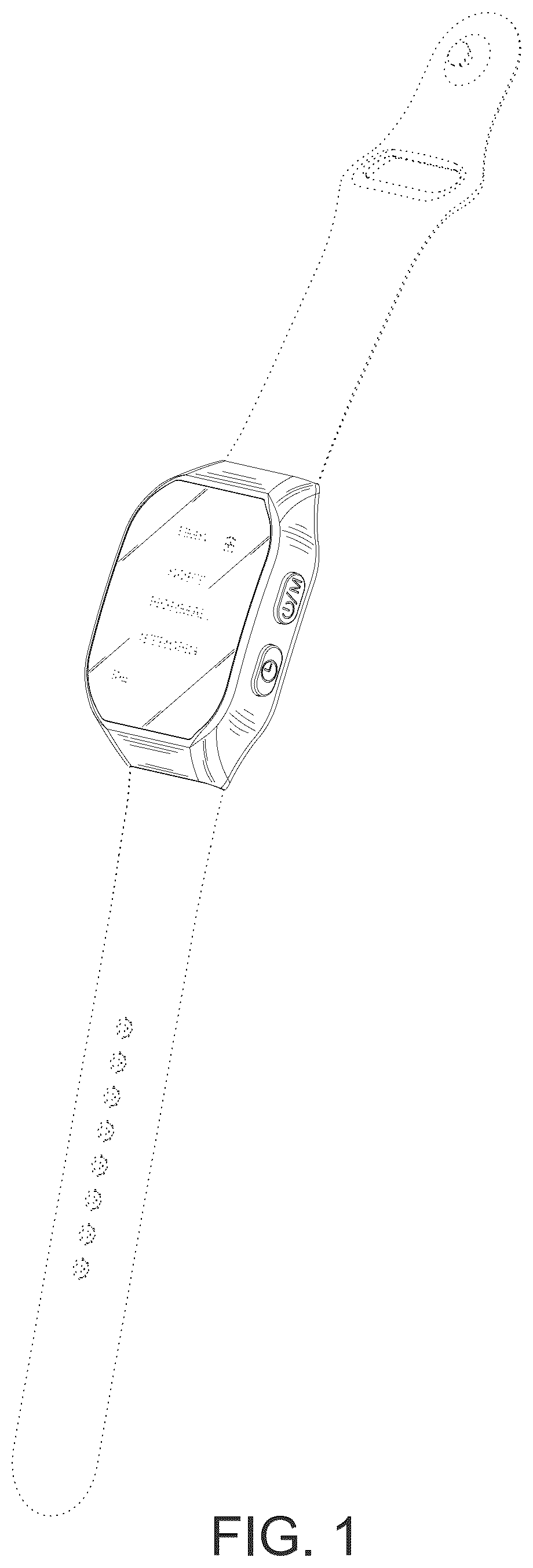 Patent USD1044541 Figure 1 – Wristband