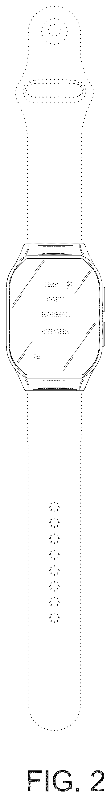 Patent USD1044541 Figure 2 – Wristband