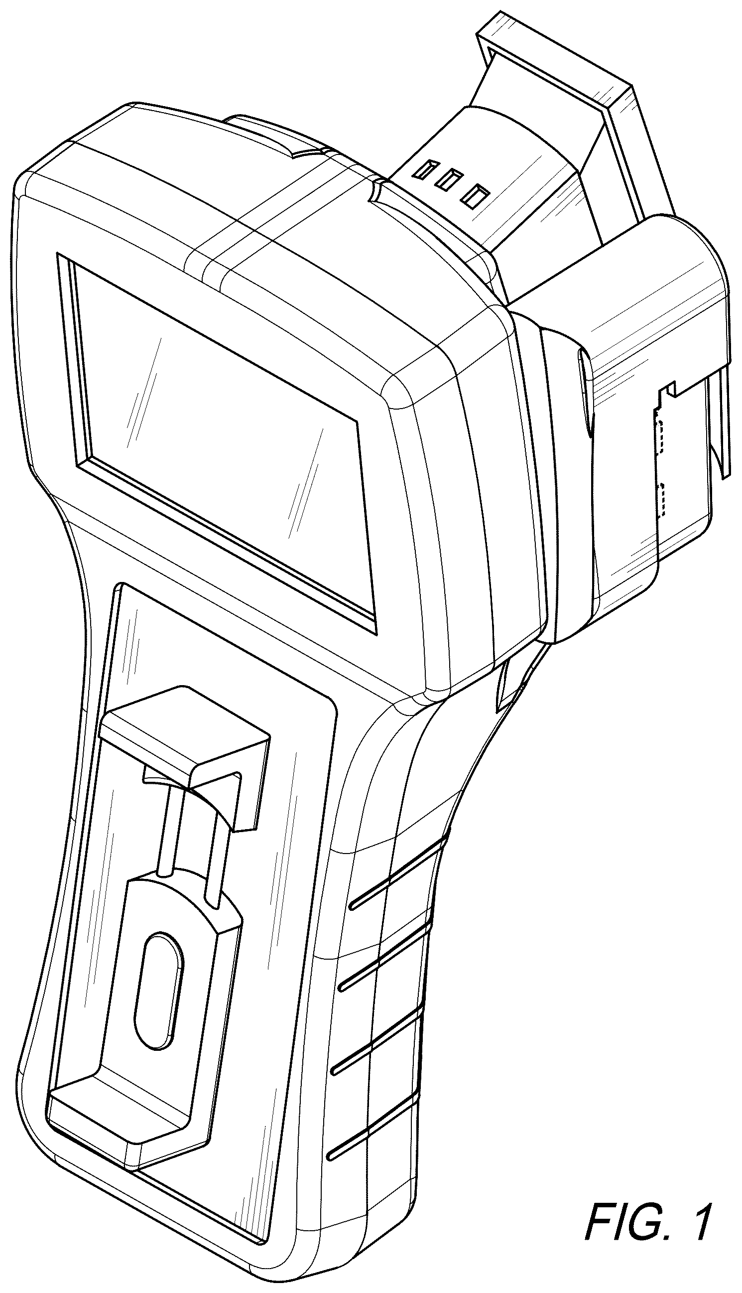 Patent USD1044542 Figure 1 – Handheld food product analyzer
