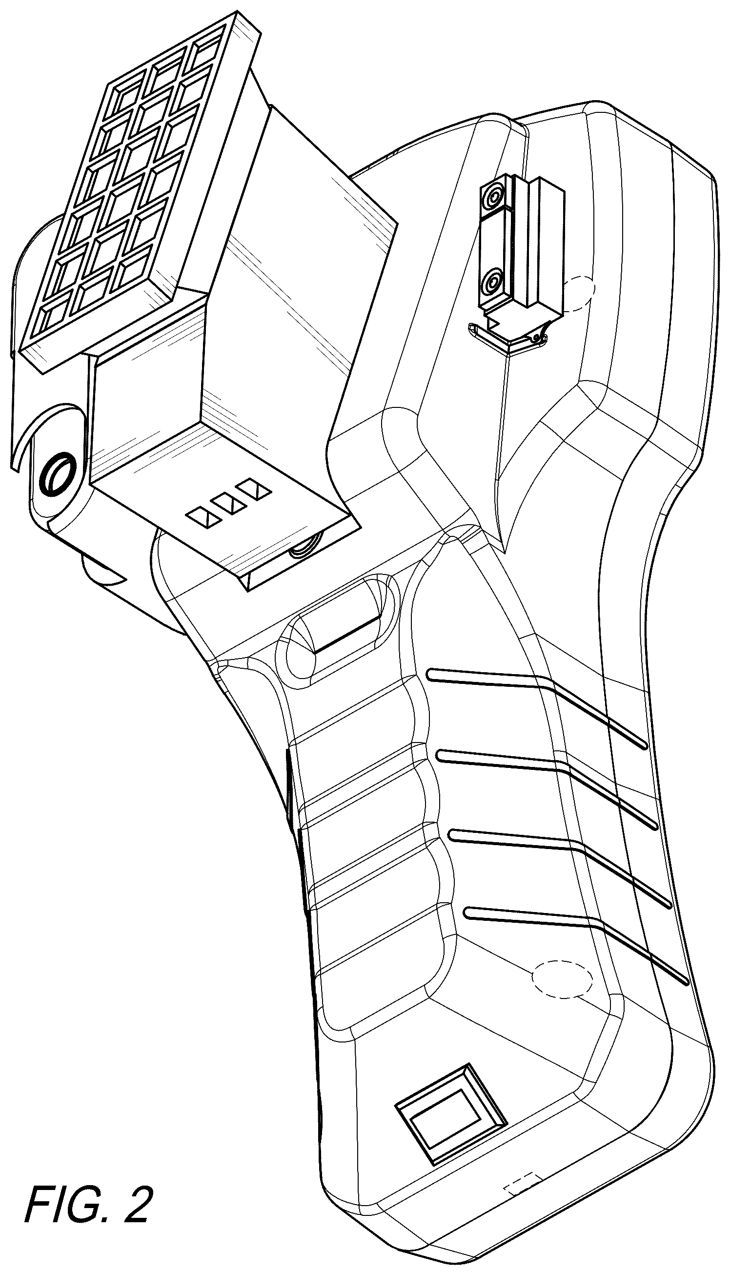 Patent USD1044542 Figure 2 – Handheld food product analyzer