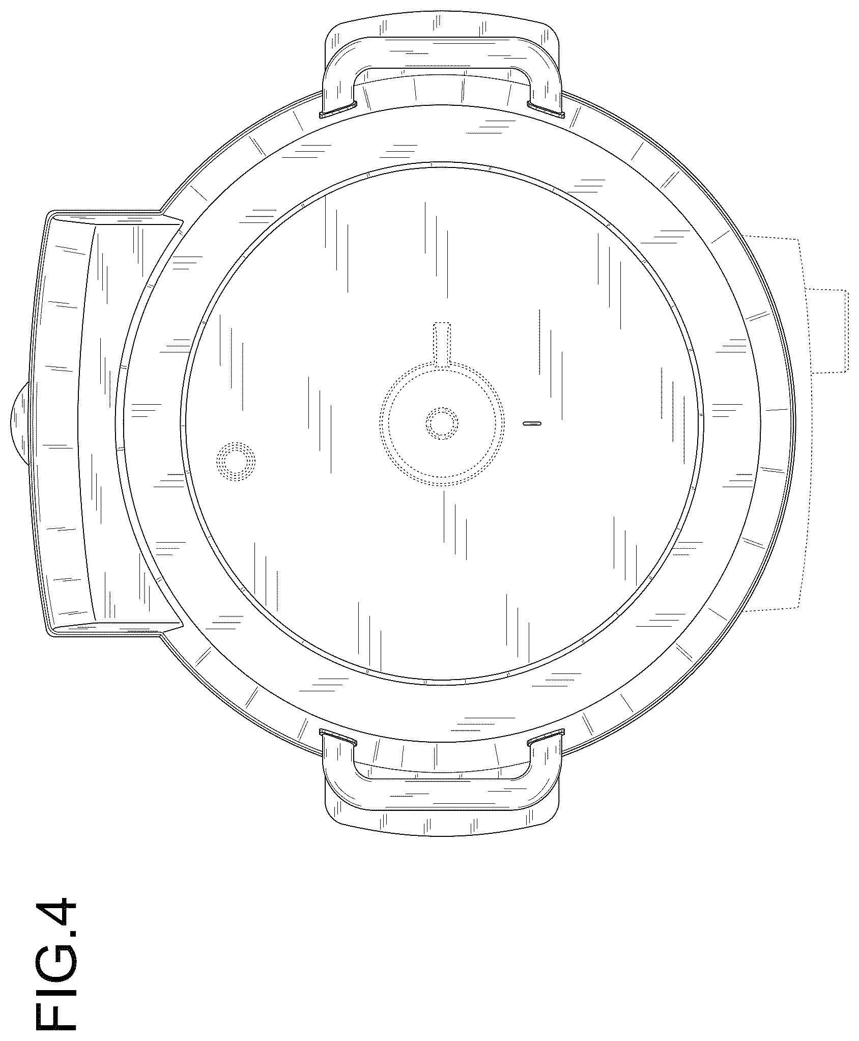 Patent USD1044546 Figure 4 – Pressure cooker