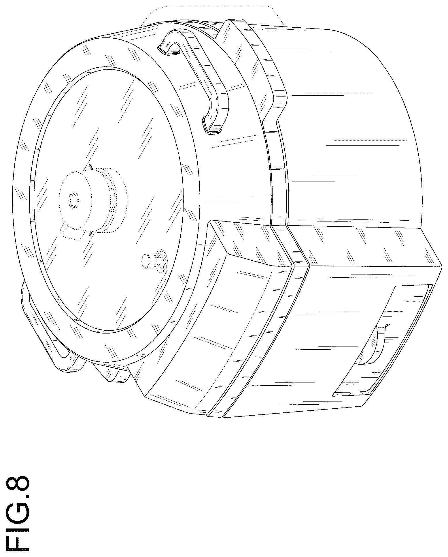 Patent USD1044546 Figure 8 – Pressure cooker