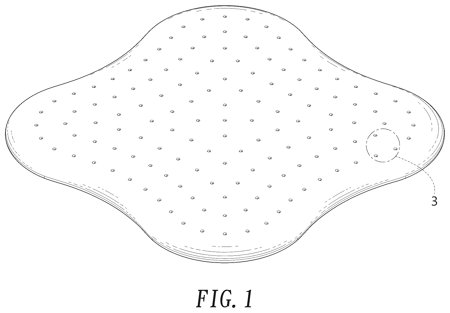 Patent USD1044550 Figure 1 – Breath detecting mat