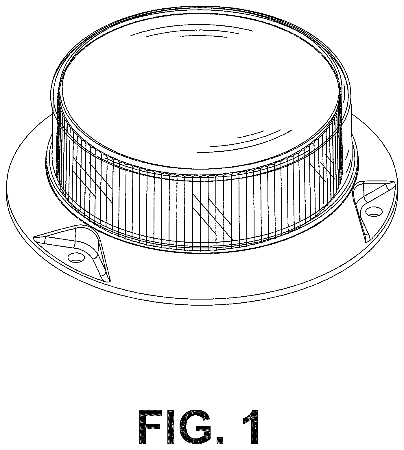 Patent USD1044551 Figure 1 – Warning light beacon