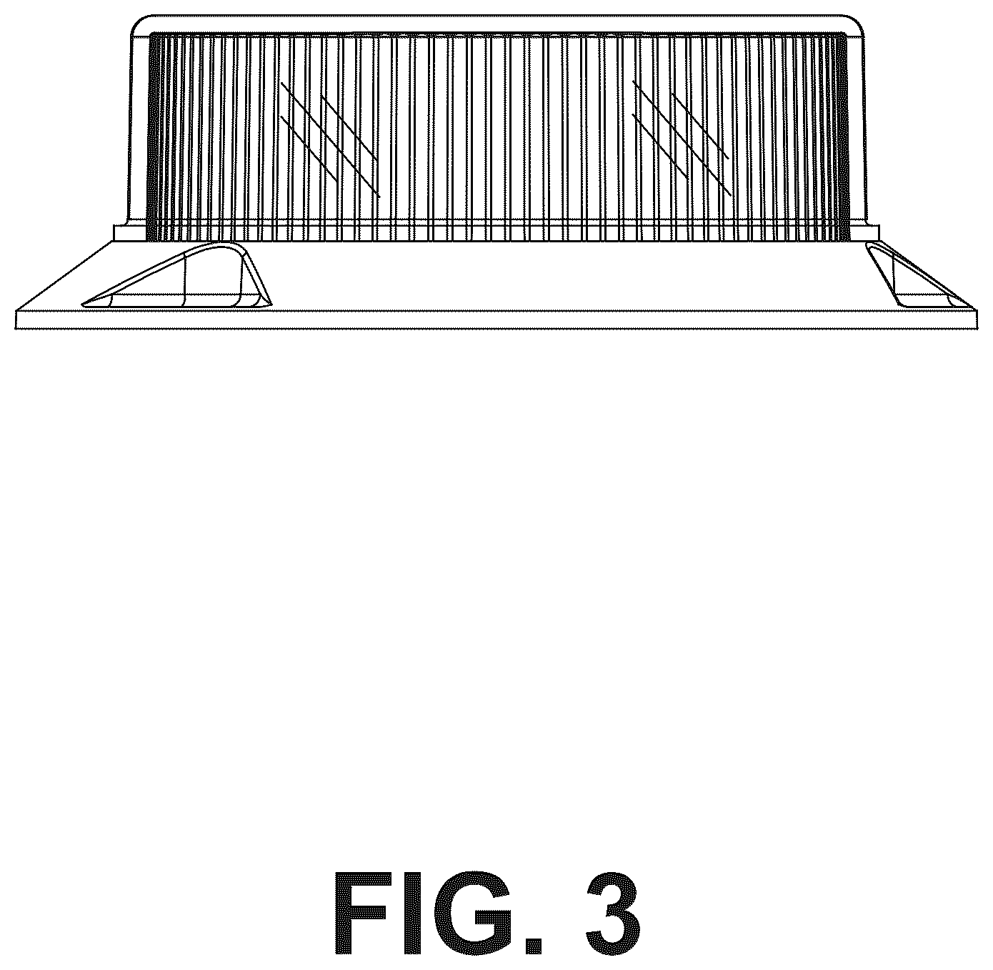 Patent USD1044551 Figure 3 – Warning light beacon