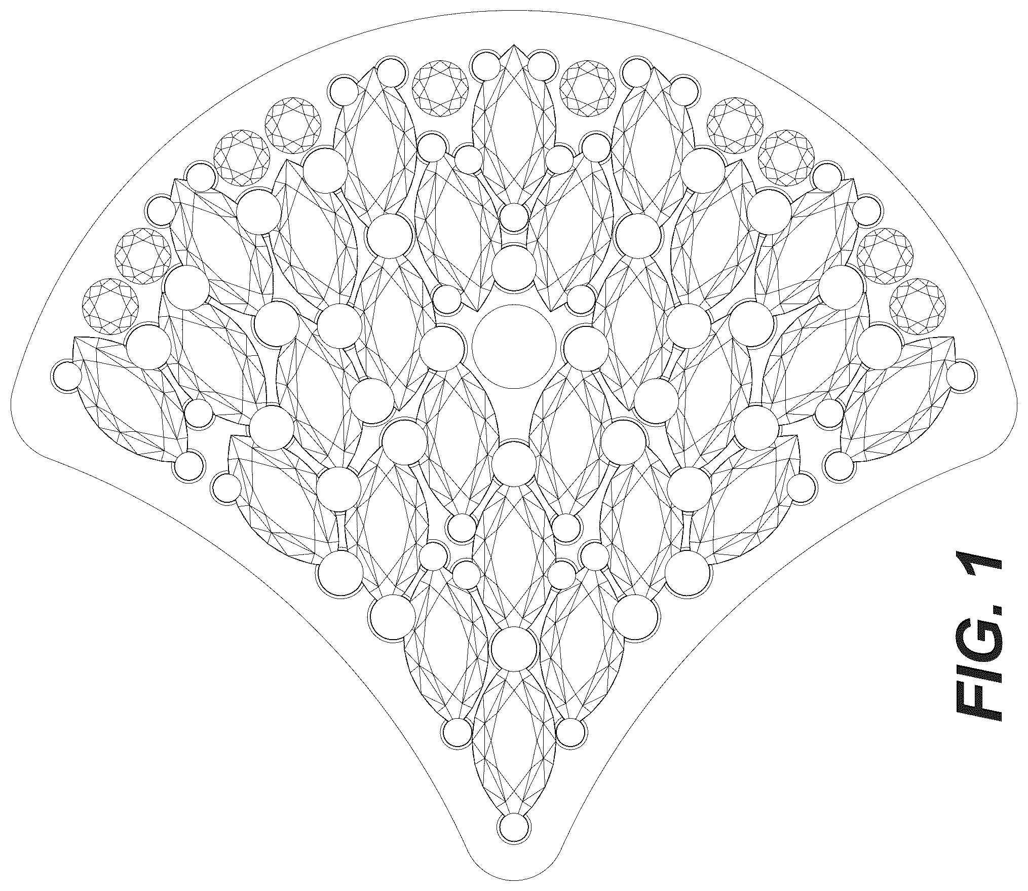Patent USD1044555 Figure 1 – Watch dial