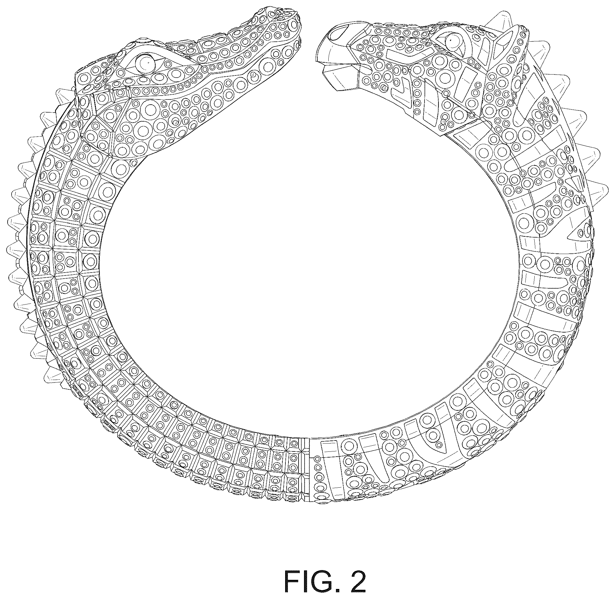 Patent USD1044557 Figure 2 – Bracelet