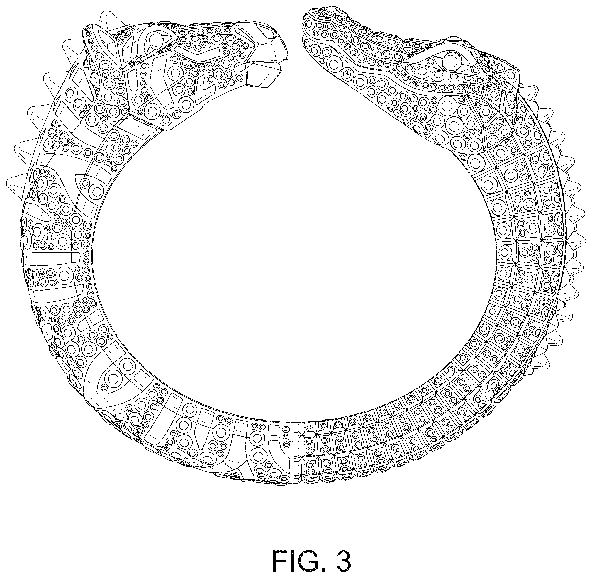 Patent USD1044557 Figure 3 – Bracelet