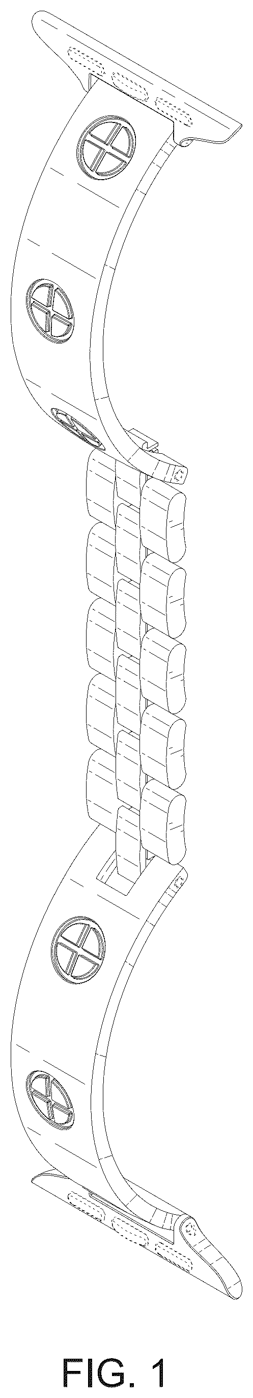 Patent USD1044559 Figure 1 – Watch strap