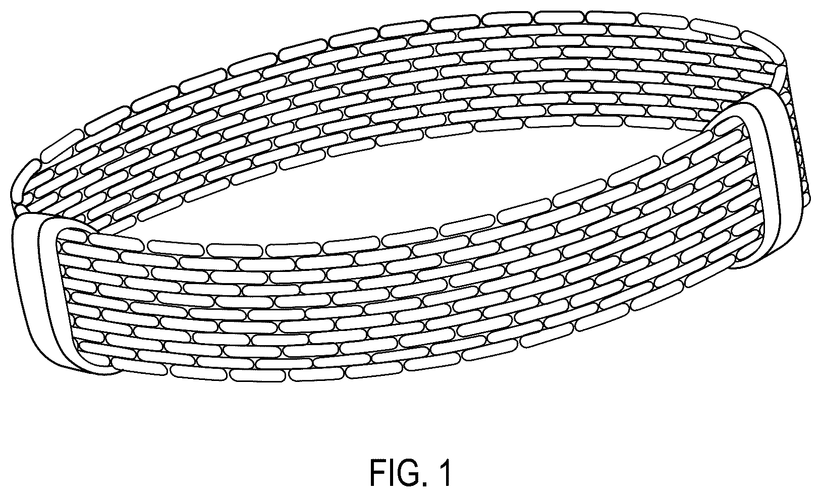 Patent USD1044560 Figure 1 – Expandable mesh bracelet