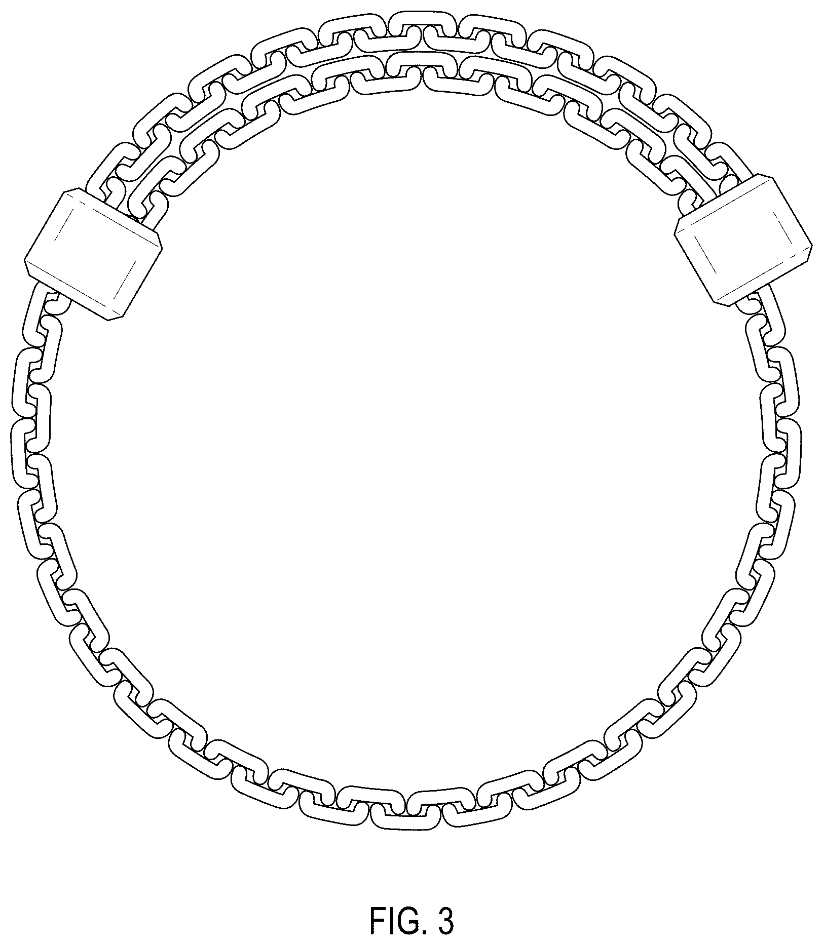 Patent USD1044560 Figure 3 – Expandable mesh bracelet