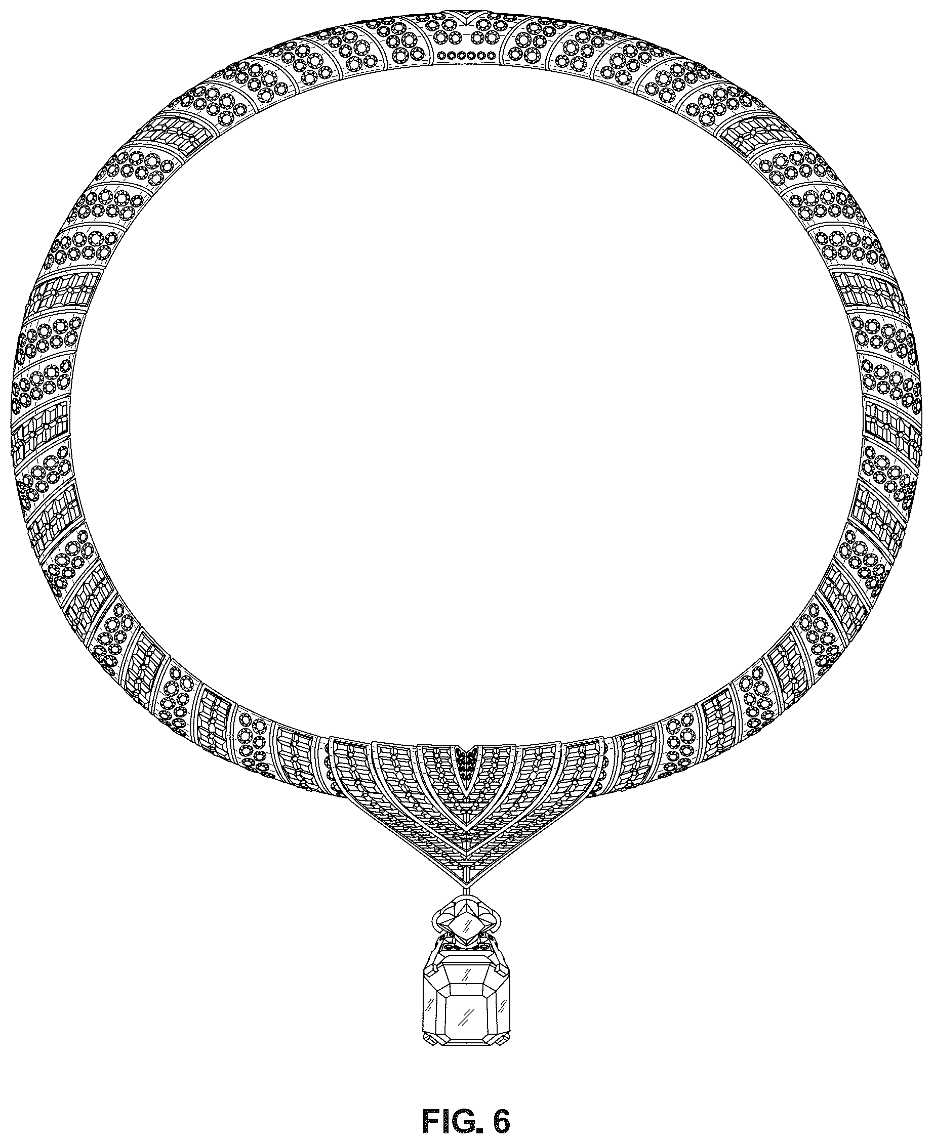Patent USD1044561 Figure 6 – Necklace
