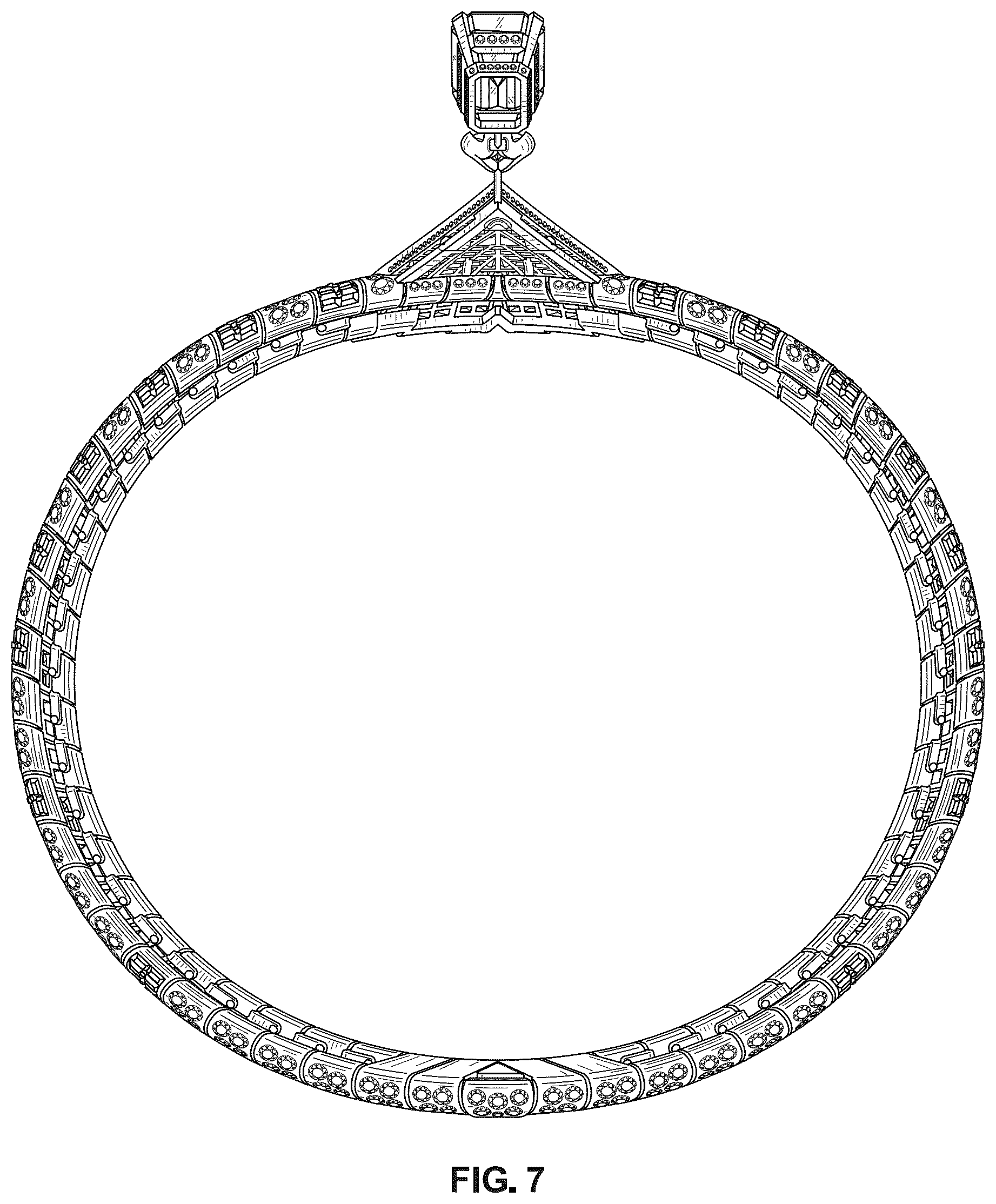 Patent USD1044561 Figure 7 – Necklace