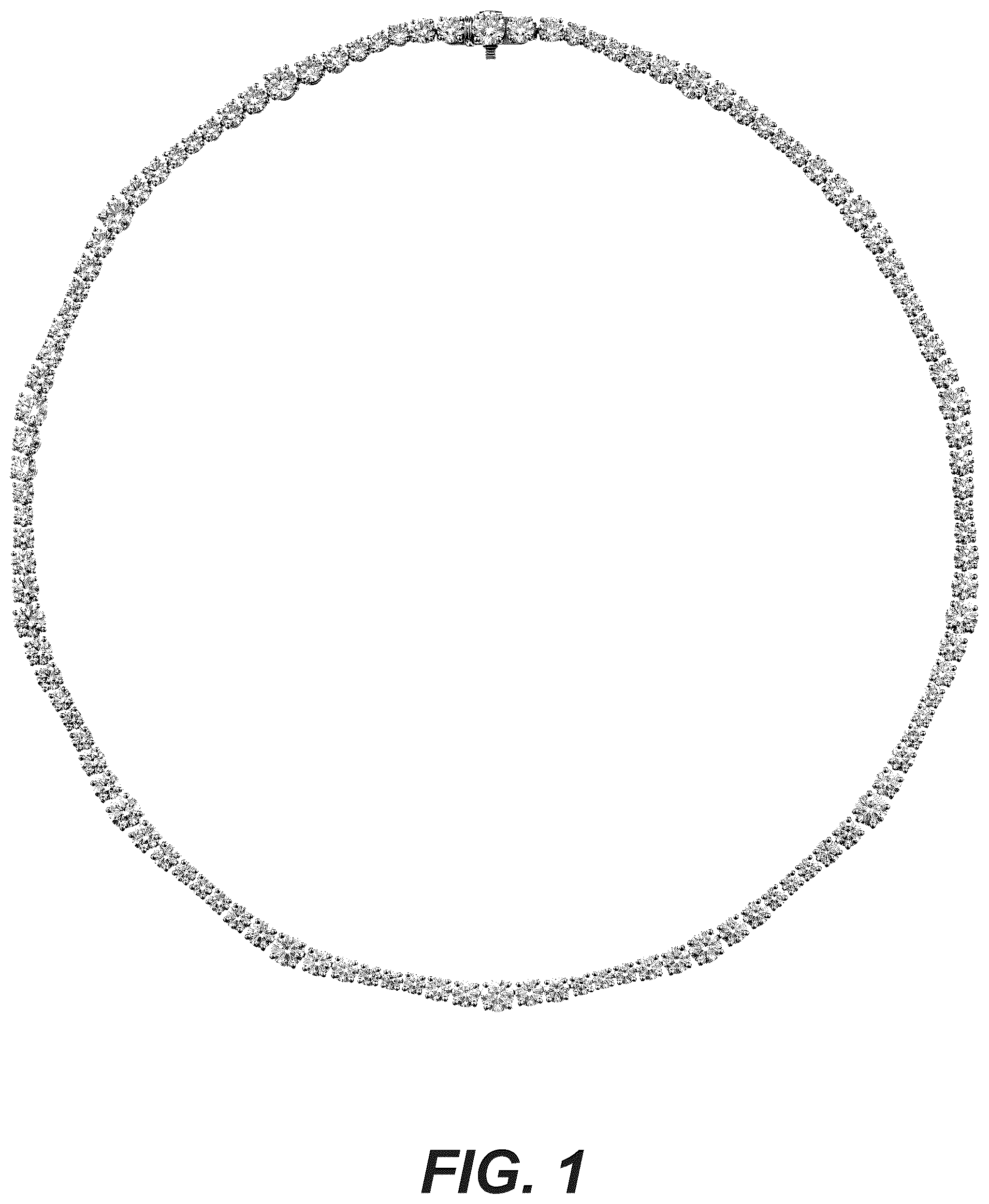 Patent USD1044563 Figure 1 – Necklace