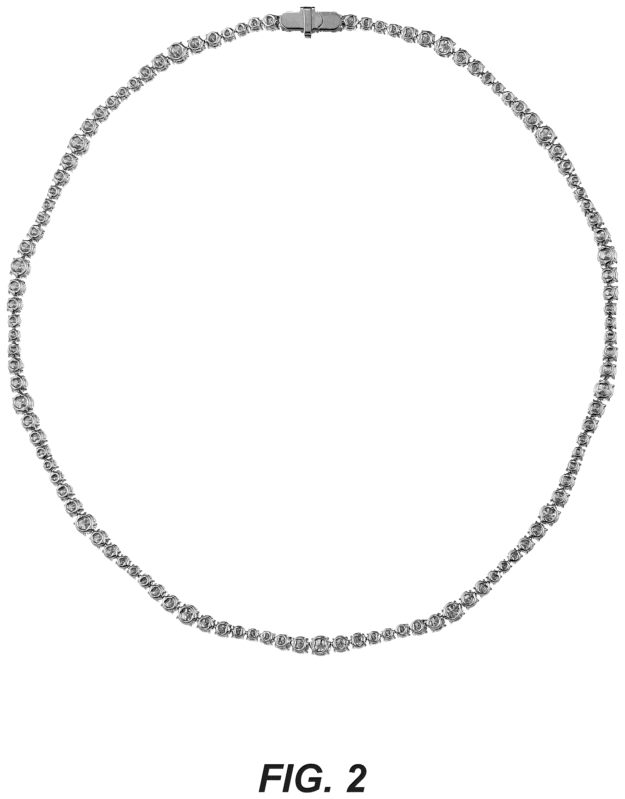 Patent USD1044563 Figure 2 – Necklace