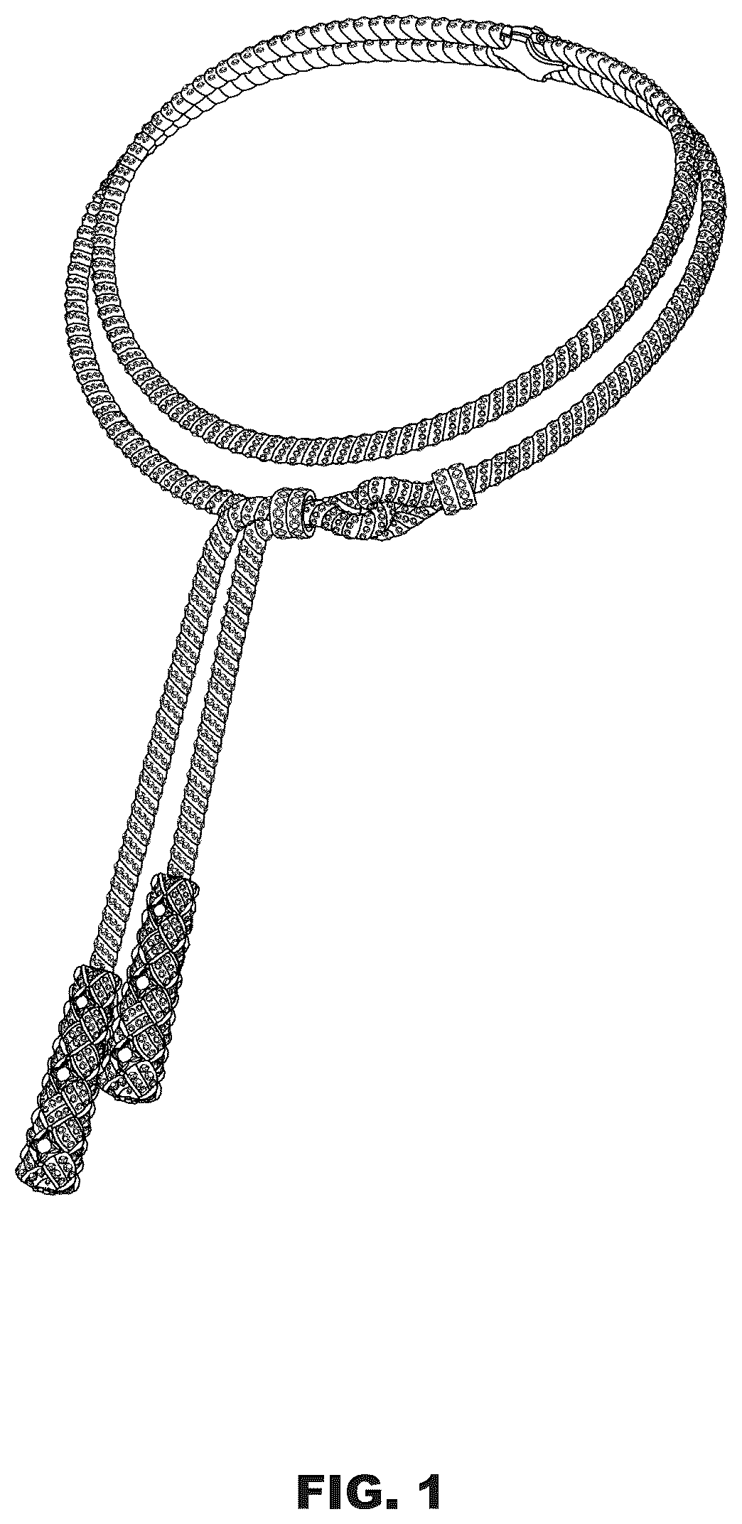 Patent USD1044565 Figure 1 – Article of jewelry
