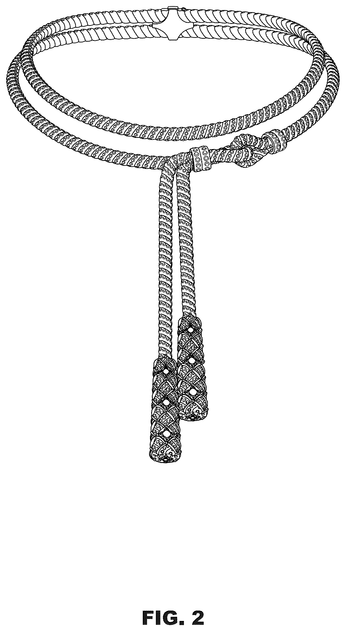 Patent USD1044565 Figure 2 – Article of jewelry