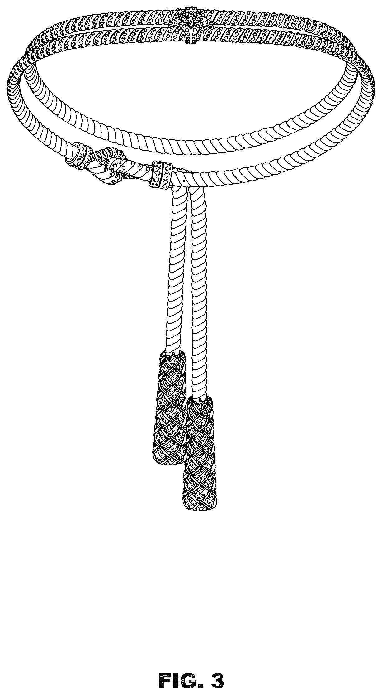 Patent USD1044565 Figure 3 – Article of jewelry