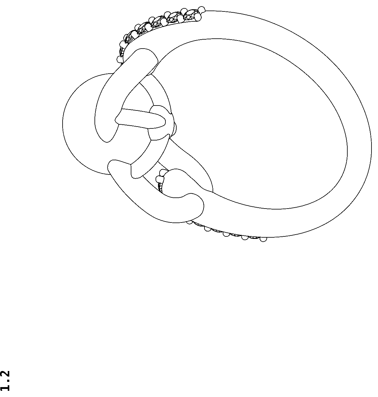 Patent USD1044566 Figure 2 – Finger ring