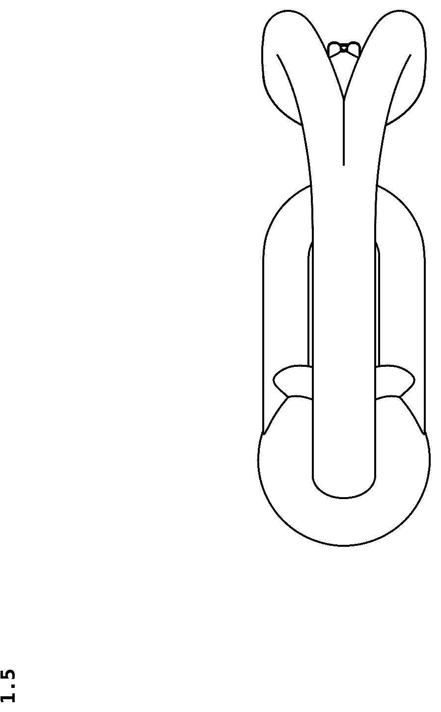 Patent USD1044567 Figure 5 – Finger ring