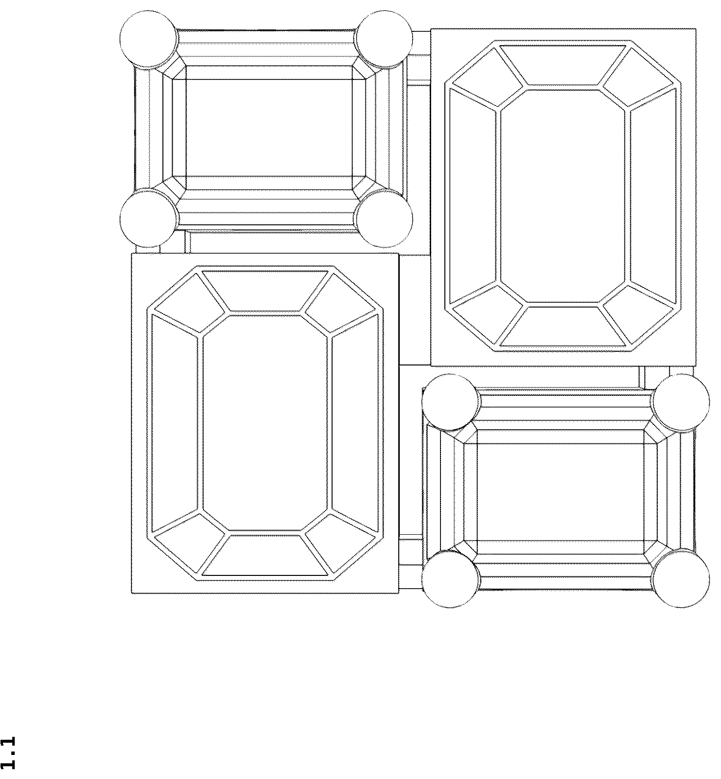 Patent USD1044568 Figure 1 – Earring