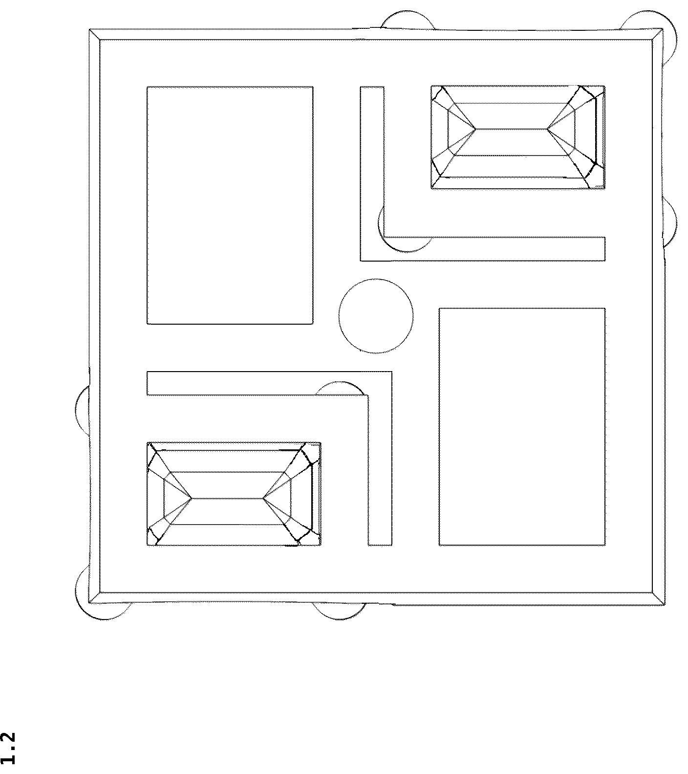 Patent USD1044568 Figure 2 – Earring