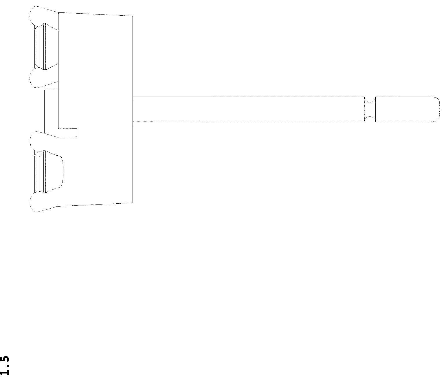 Patent USD1044568 Figure 5 – Earring