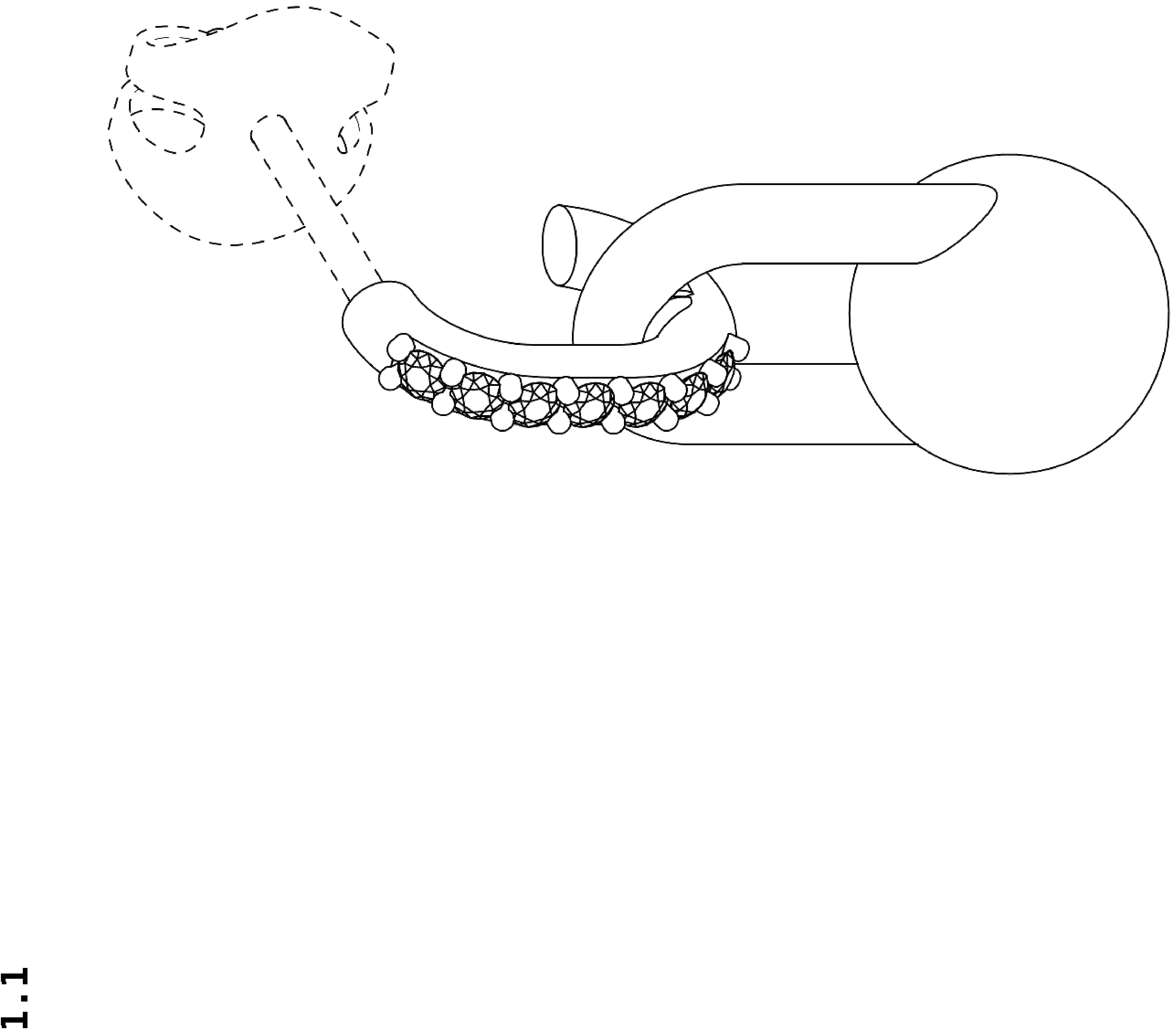 Patent USD1044569 Figure 1 – Earring