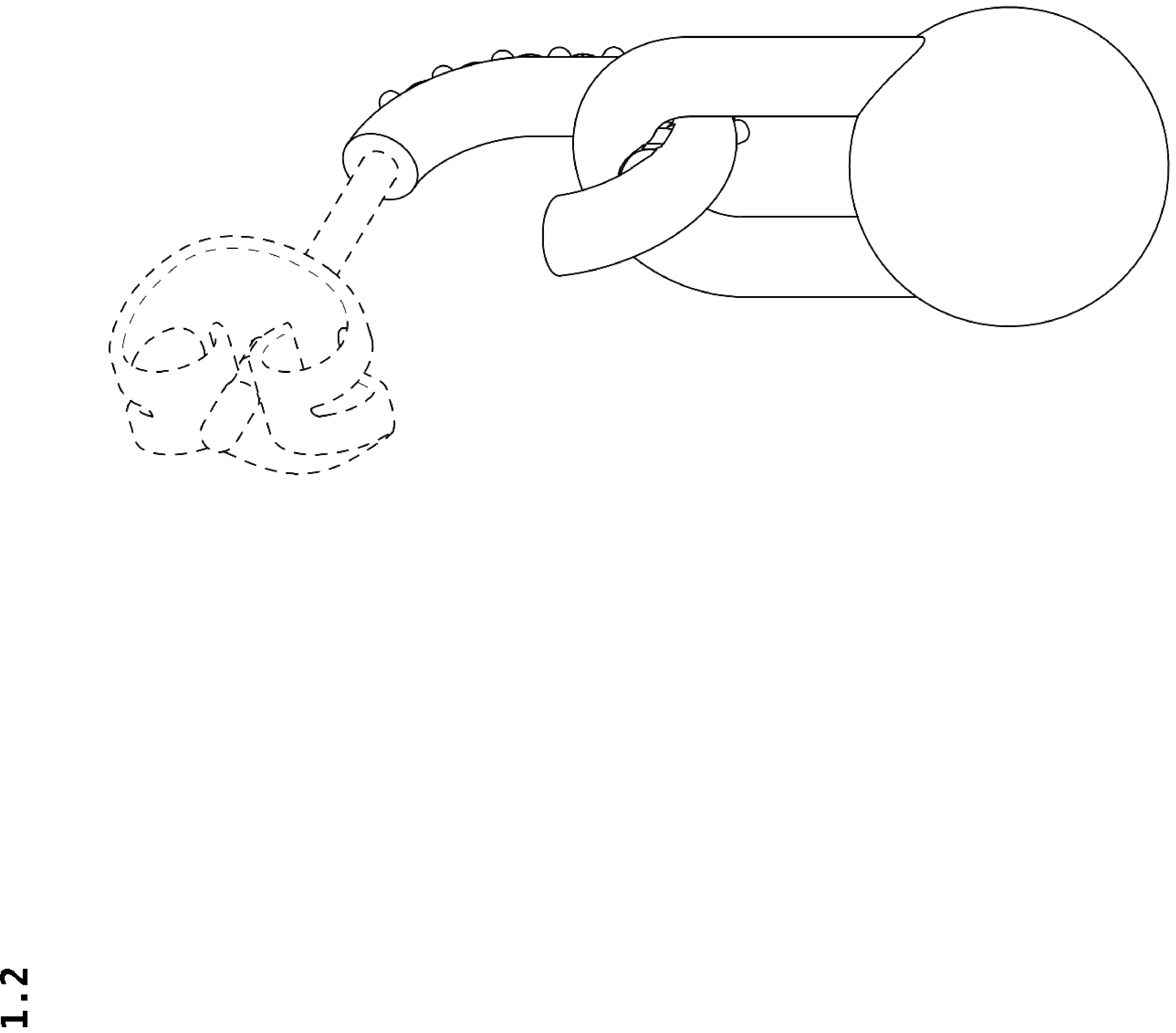 Patent USD1044569 Figure 2 – Earring