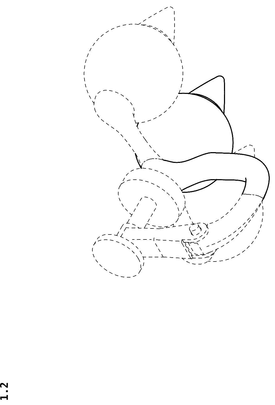 Patent USD1044570 Figure 2 – Earring