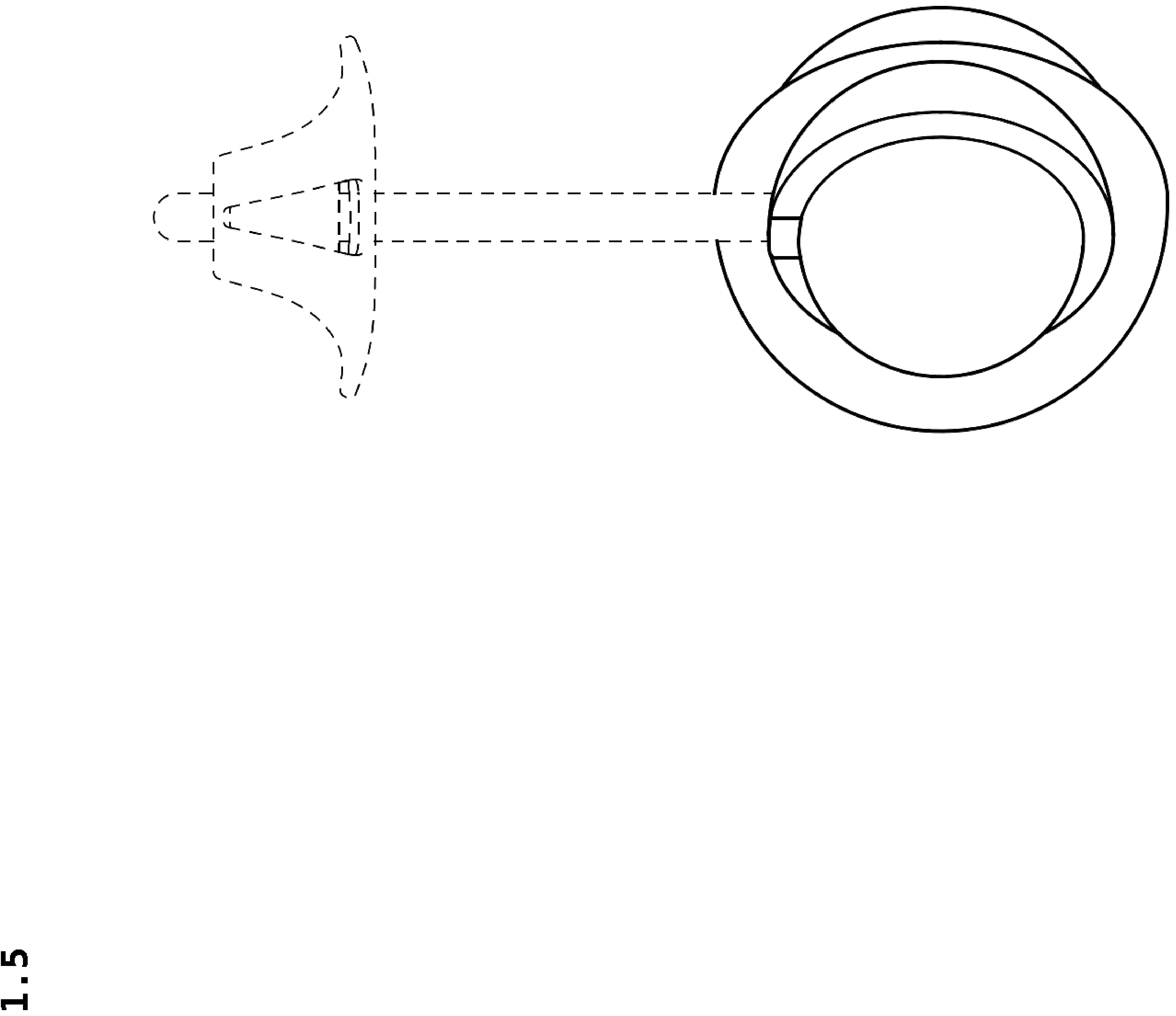 Patent USD1044573 Figure 5 – Earring