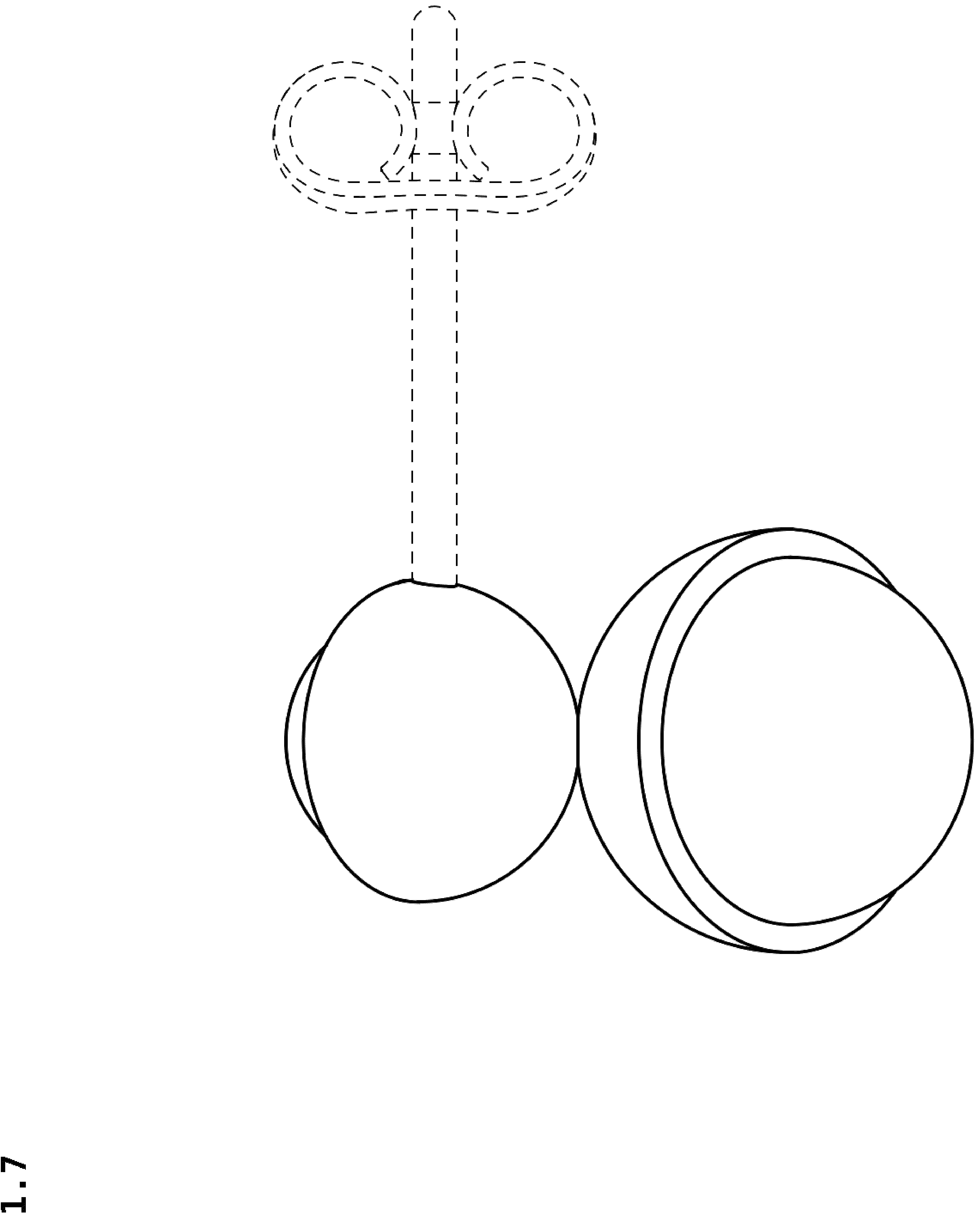 Patent USD1044573 Figure 7 – Earring